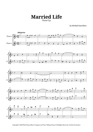 Married Life (arr. Langanho)