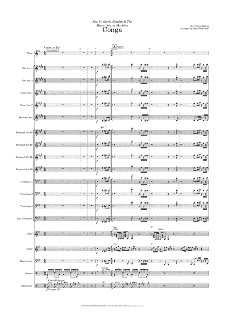 Conga (arr. Daryl McKenzie)