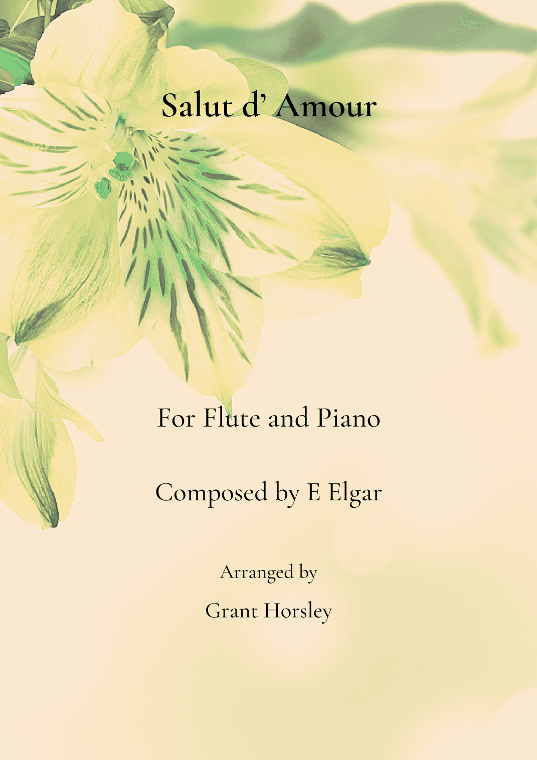 Salut d’ Amour- E Elgar-Flute and Piano (arr. Grant Horsley)