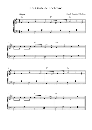Les Garde de Lochmine (arr. Kaiserin Rebecca)