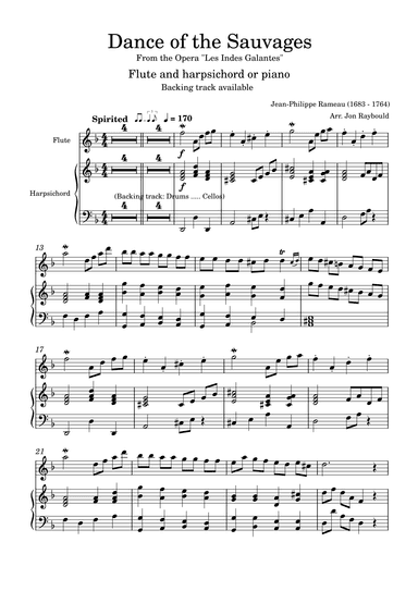 Rameau - Dance of the Sauvages