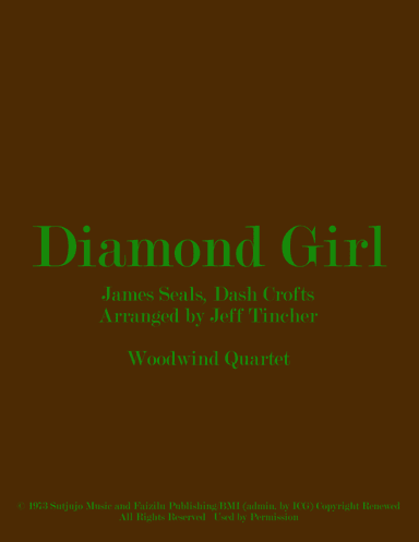 Diamond Girl (arr. Jeff Tincher)