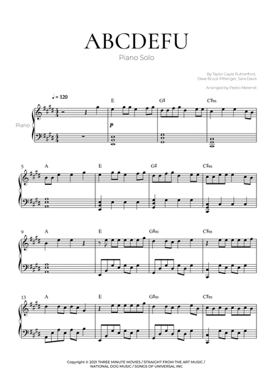 Abcdefu (arr. Pedro Merendi)