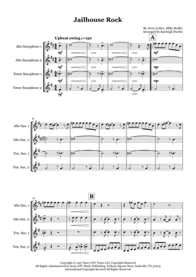 Jailhouse Rock (arr. Kayleigh Huelin)