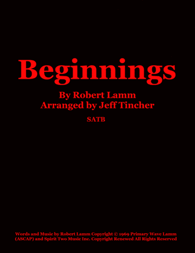 Beginnings (arr. Jeff Tincher)
