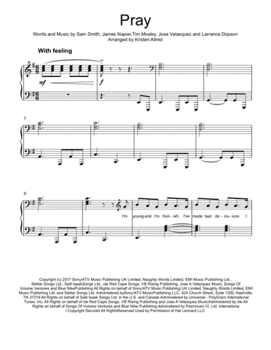Pray (arr. Kristen Allred)
