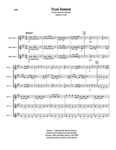Yellow Submarine (arr. Tim Olt)