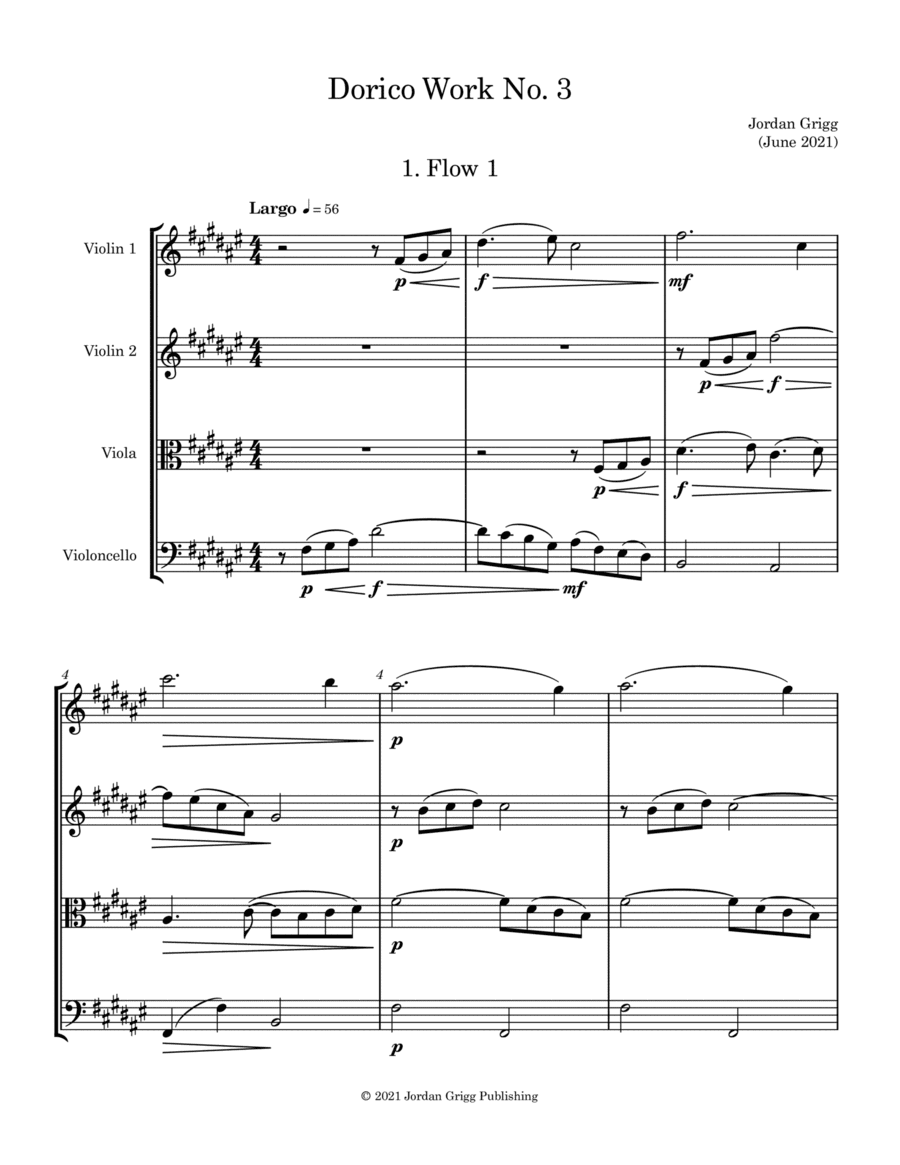 Dorico Work No. 3