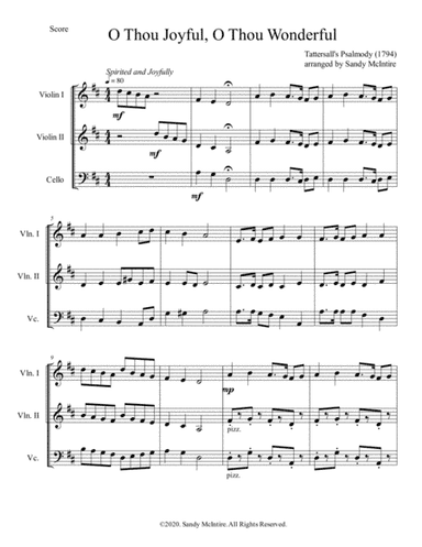O Thou Joyful, O Thou Wonderful (arr. Sandy McIntire)