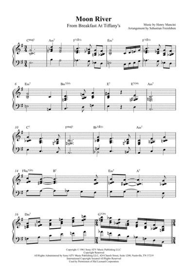 Moon River (arr. Sebastian Freisleben)