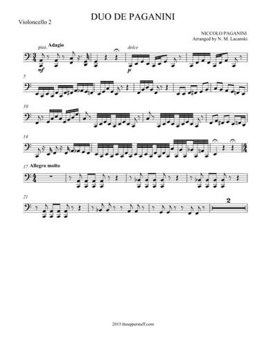 Duo de Paganini (arr. Nick Lacanski)