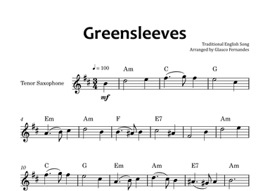 Greensleeves (arr. Glauco Fernandes)