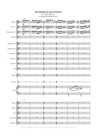 Bohemian Rhapsody (arr. Matthew pyeon)