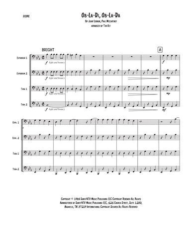 Ob-la-di, Ob-la-da (arr. Tim Olt)
