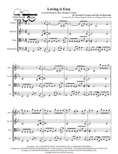 Loving Is Easy (arr. Dr. Tianna Heppner Smith www.HeppnerMusic.com)