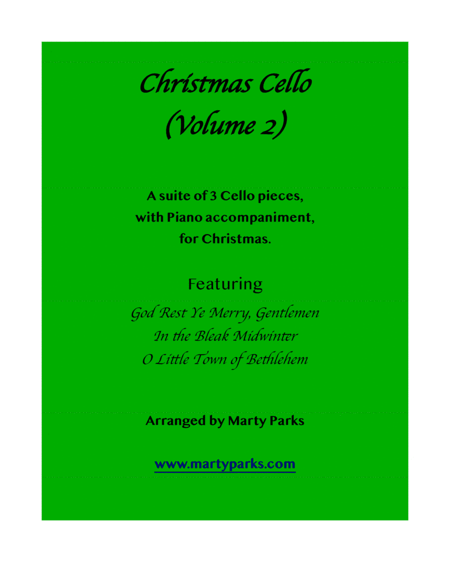 Christmas Cello (Volume 2) (arr. Marty Parks)