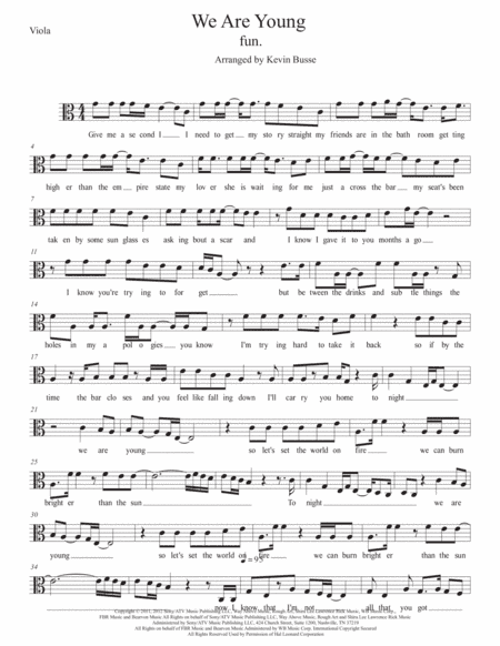 We Are Young (arr. Kevin Busse)