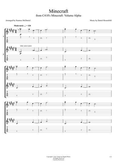Minecraft (arr. Seamus McDaniel)