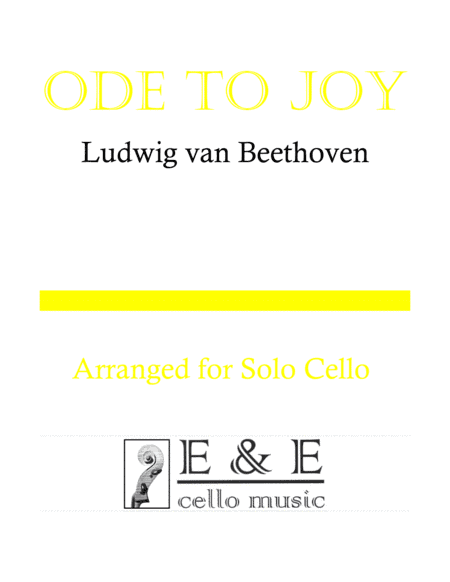 Ode to Joy (arr. E & E Cello Music)