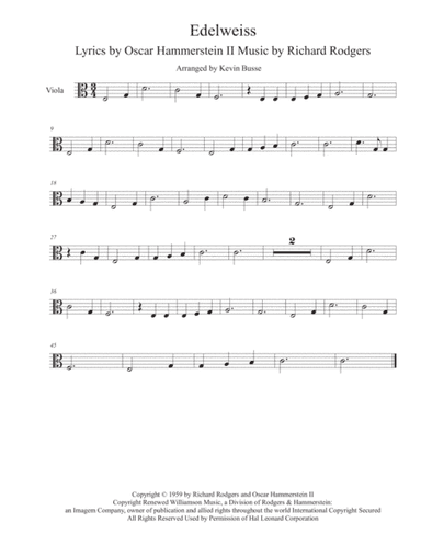 Edelweiss (arr. Kevin Busse)