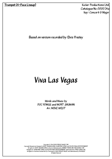 Viva Las Vegas (arr. Arr. Mike West)