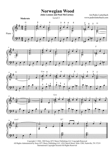 Norwegian Wood (this Bird Has Flown) (arr. Pedro Lutterbach)