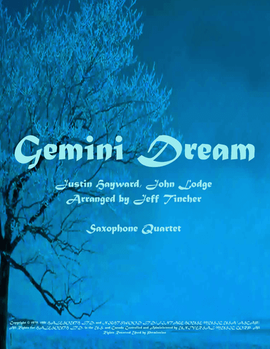 Gemini Dream (arr. Jeff Tincher)