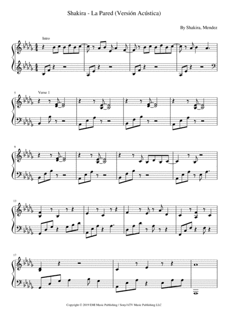 La Pared (arr. Vladyslav Penionzhko)