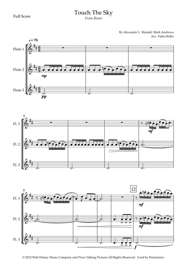 Touch The Sky (arr. Fabio Britto)