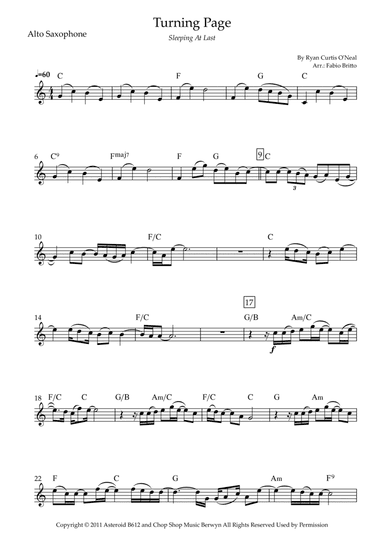 Turning Page (arr. Fabio Britto)