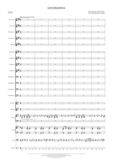 Daydreaming (arr. Alex Patel)