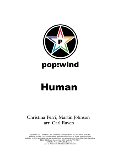 Human (arr. Carl Raven)