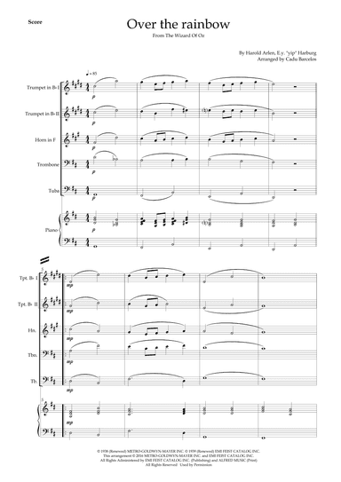 Over The Rainbow (arr. Cadu Barcelos)