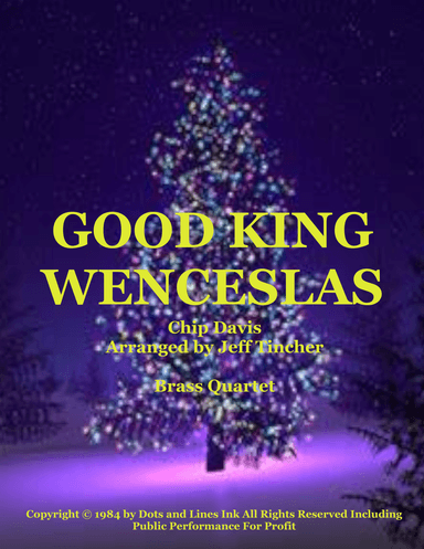 Good King Wenceslas (arr. Jeff Tincher)