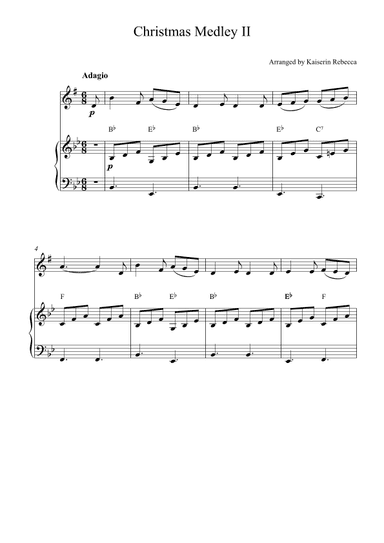 Christmas Medley II (arr. Kaiserin Rebecca)