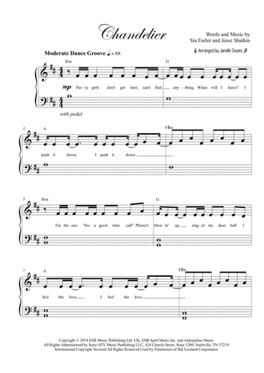 Chandelier (arr. Janelle Davies)