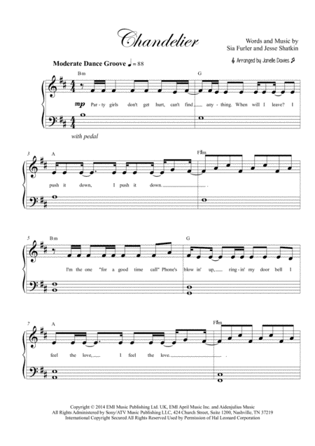 Chandelier (arr. Janelle Davies)