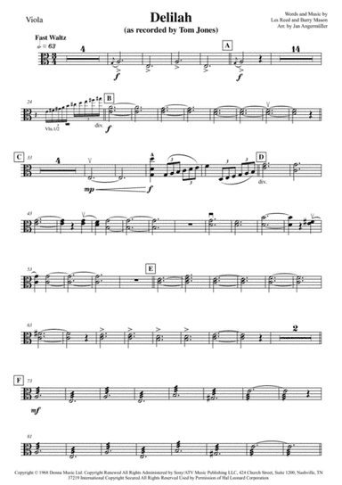 Delilah (arr. Elbsound.studio)