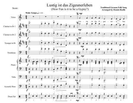 Lustig ist das Zigeunerleben (How Fun is it to be a Gypsy?) - Oktoberfest (arr. Dennis Ruello)