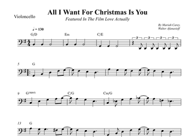 All I Want For Christmas Is You (arr. Wesley S. SIlva)