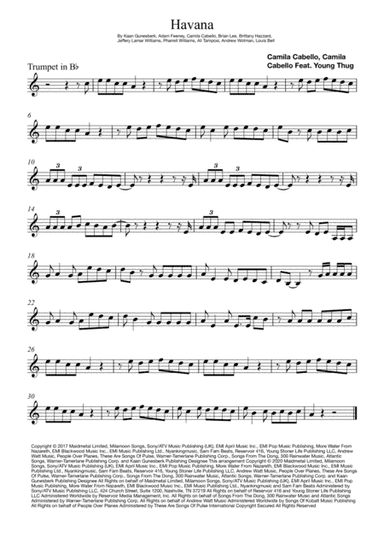 Havana (arr. Juan Arce)