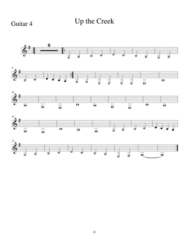 Up the Creek: Guitar Part 4