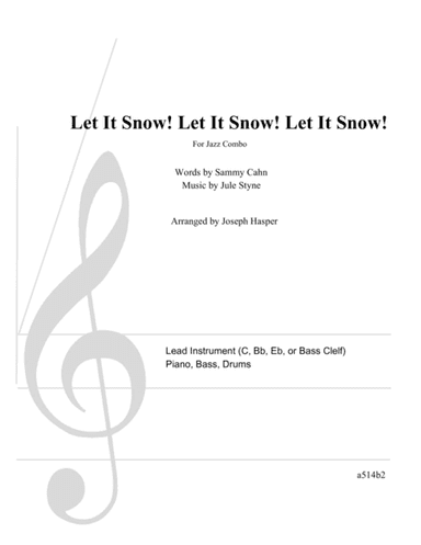 Let It Snow! Let It Snow! Let It Snow! (arr. Joe Hasper)