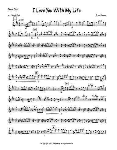 I Love You With My Life (arr. Joseph Pugh)
