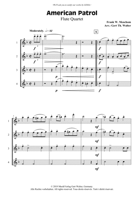 American Patrol (arr. Gert Th. Walter)