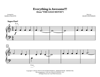 Everything Is Awesome (awesome Remixx!!!) (arr. Maria Colletti)