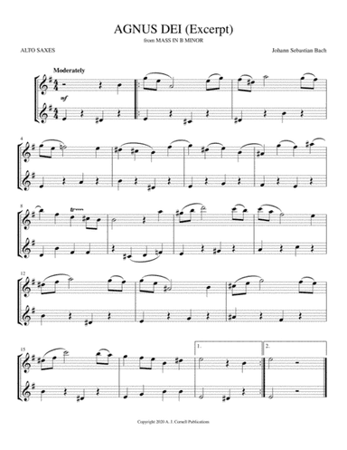 Agnus Dei (from Mass in B Minor) (arr. Mark Phillips)