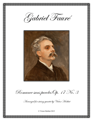 Romance sans paroles (arr. Victor Herbiet)