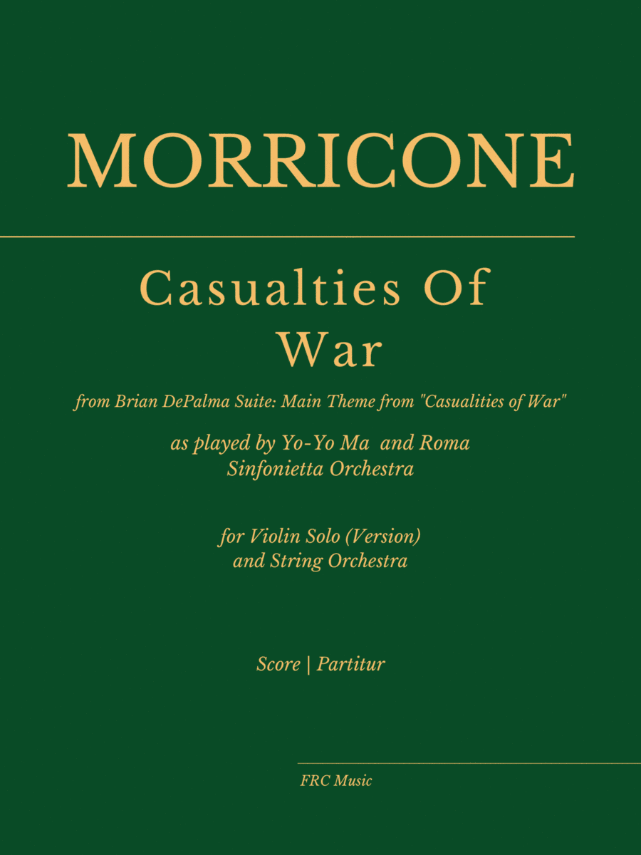 Casualties Of War -end Title (arr. Flavio Regis Cunha)