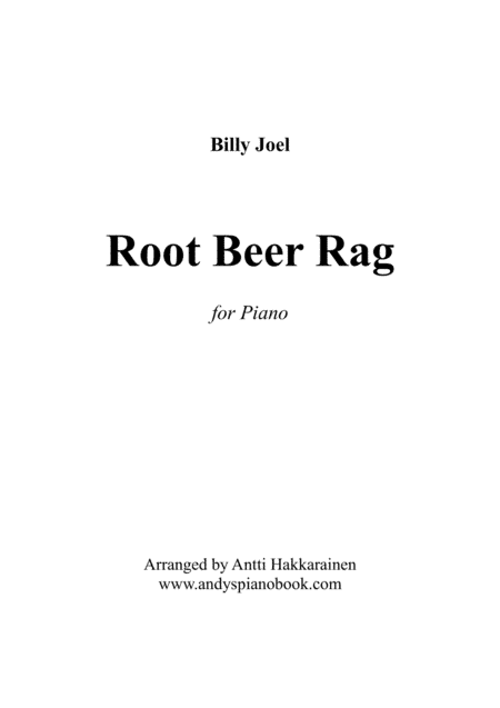 Root Beer Rag (arr. Antti Hakkarainen)